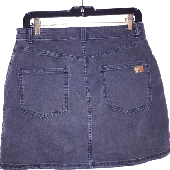 NWOT Black Denim Skirt - Picture 2 of 2